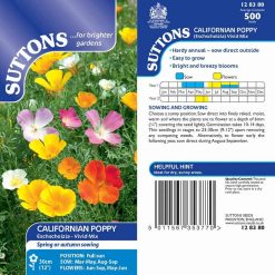 Suttons Californian Poppy Vivid Mix - Image