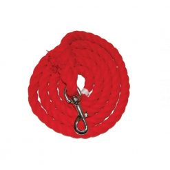 Showtime Cotton Lead Rope - RED