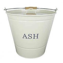 Manor Ash Bucket With Lid - CREAM