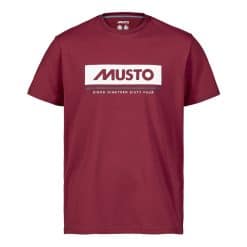 Marina Musto Logo T-Shirt - RHUBARB