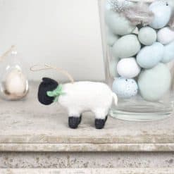 Sophie Allport Sheep Felt Decoration - Image