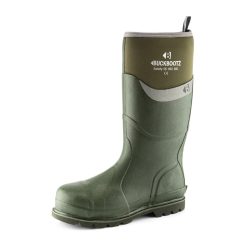 S5 Green Neoprene/Rubber Heat and Cold Insulated Safety Wellington Boot - GREEN